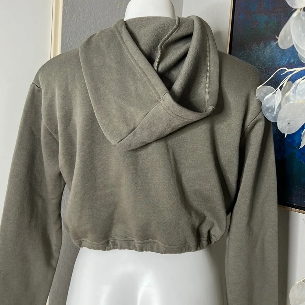 NWT forever athletic pullover sage quarter zip size S - Picture 2 of 6